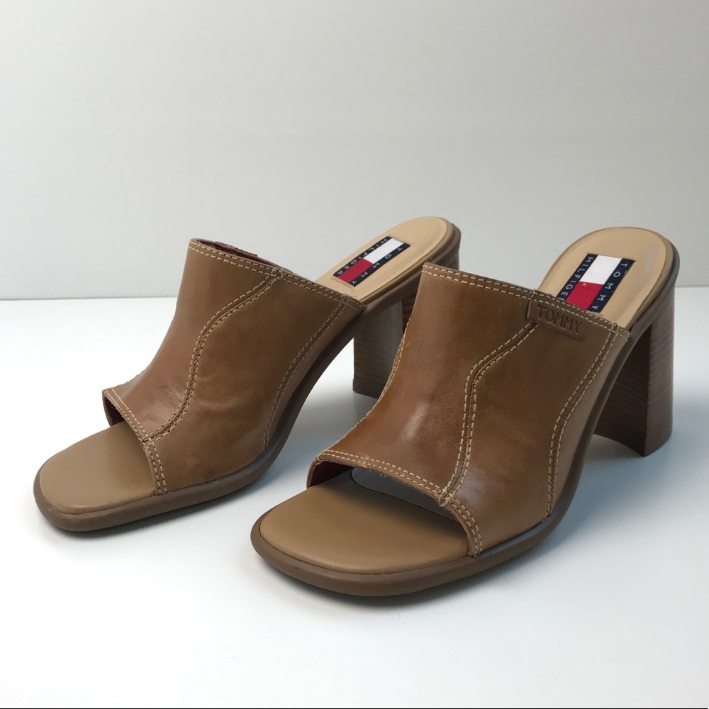 Vintage Tommy Hilfiger Slides | Chunky heel | 7